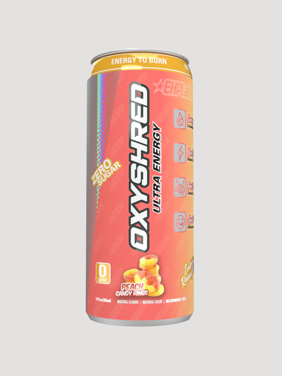 OxyShred Ultra Energy Drink RTD-Drinks & RTDs-EHP Labs-Peach Candy Rings-Club Bunker