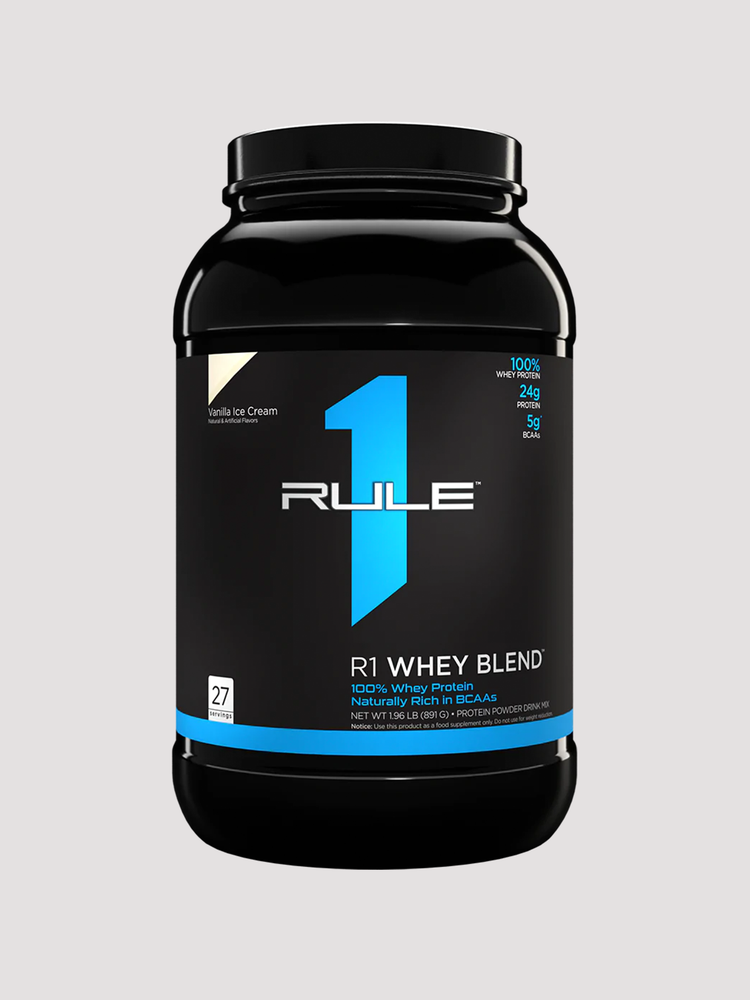 R1 Whey Blend Protein Powder 2lb by Rule1-Protein-Rule1-Vanilla Ice Cream-Club Bunker