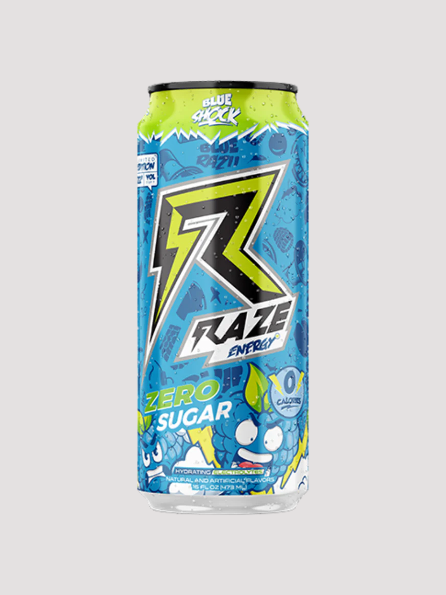 Raze Energy Drink-Drinks & RTDs-Repp Sports-Blue Shock-Club Bunker