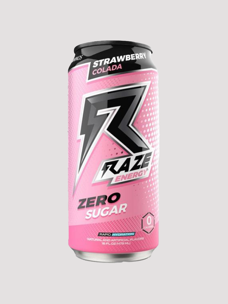 Raze Energy Drink-Drinks & RTDs-Repp Sports-Strawberry Colada-Club Bunker