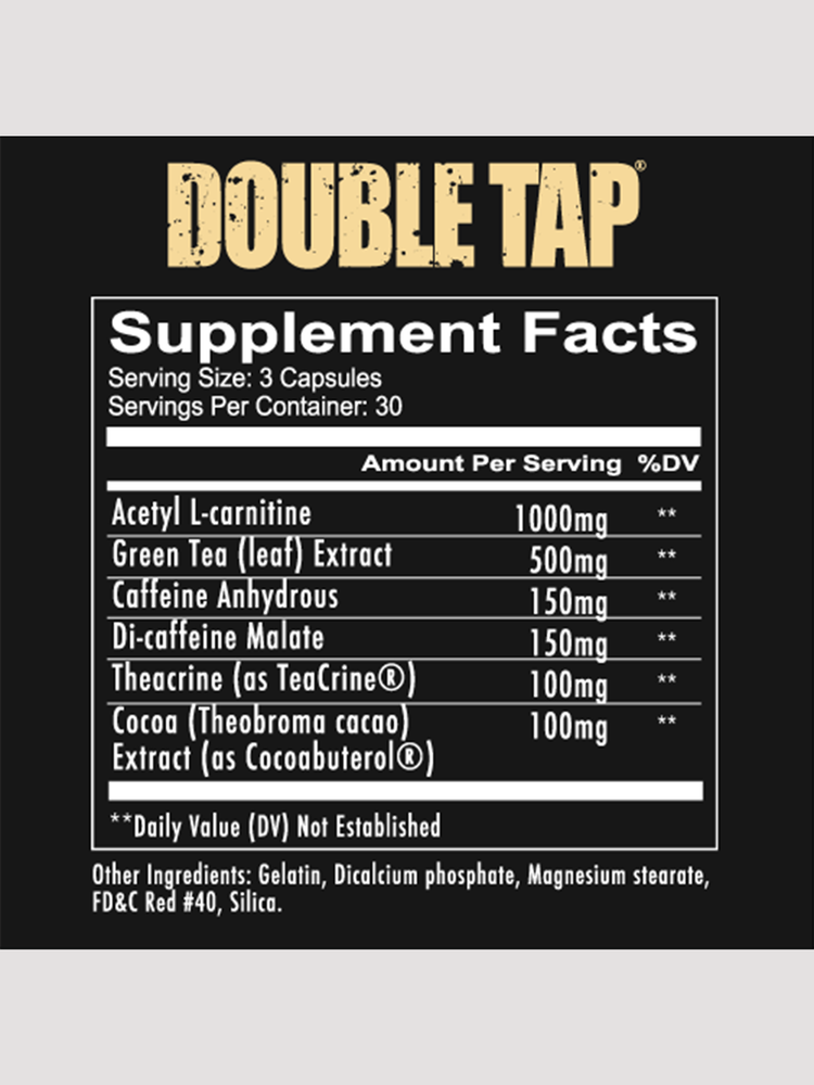 Redcon1 Double Tap Fat Burner-Preworkout-Redcon1-Club Bunker