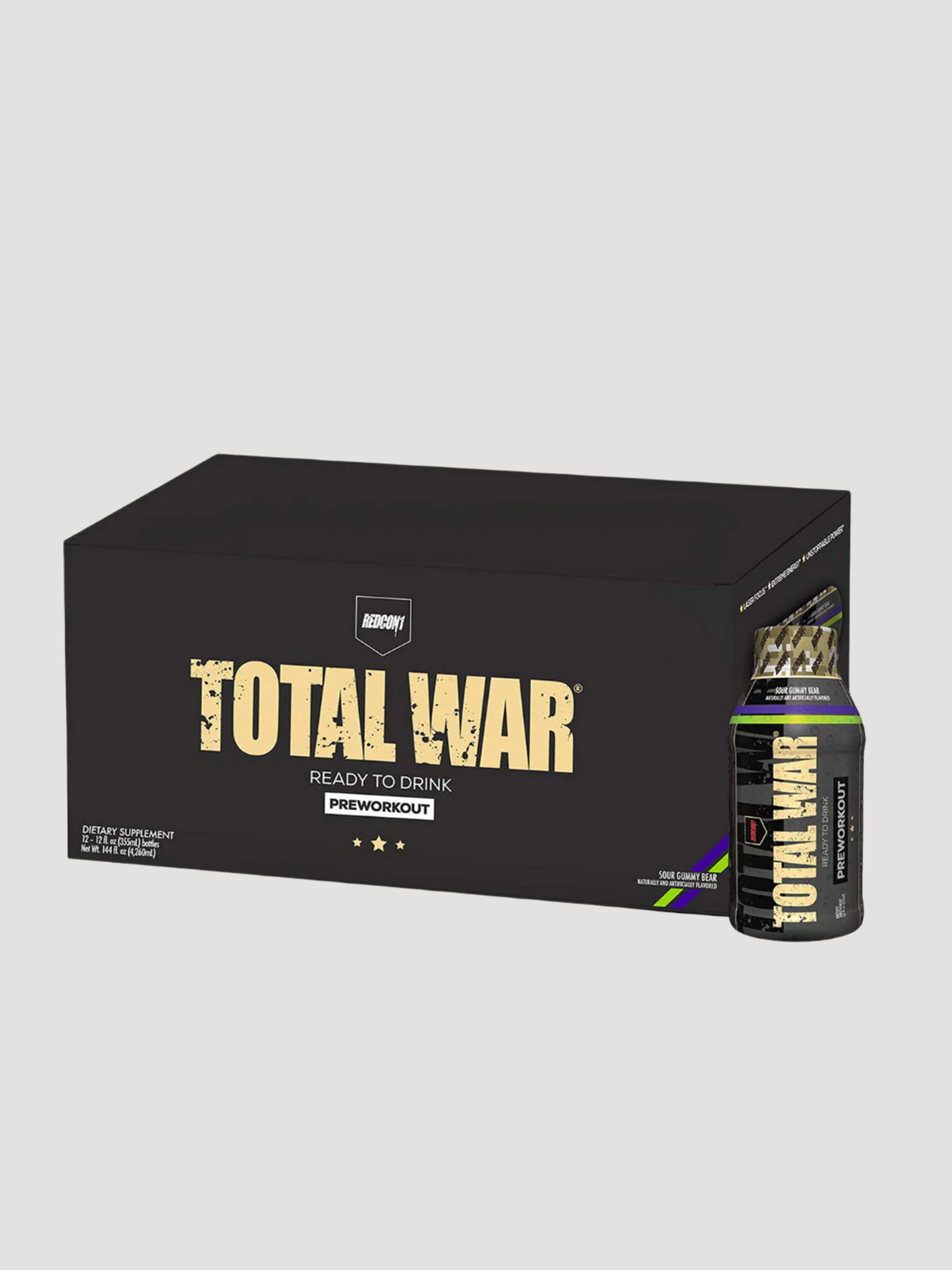 Total War RTD 12 Pack-Drinks &amp; RTDs-Redcon1-Sour Gummy Bear-Club Bunker