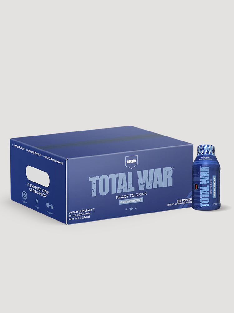 Total War RTD 12 Pack-Drinks & RTDs-Redcon1-Blue Raspberry-Club Bunker